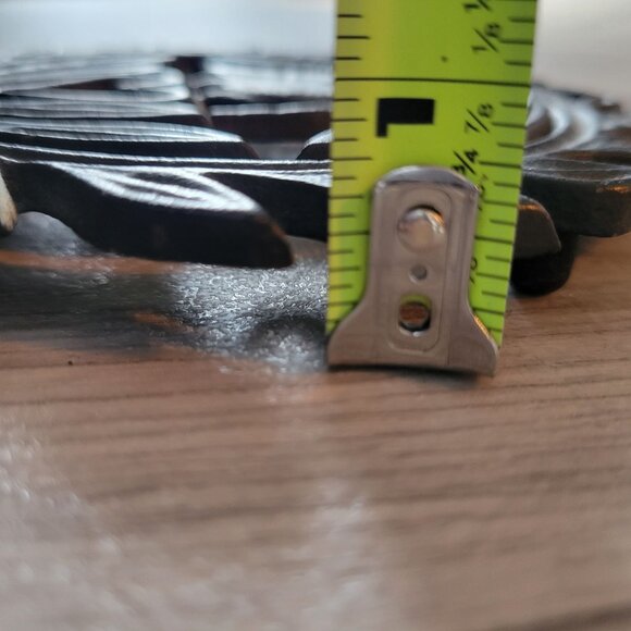 Antique Cast Iron Door Trovet With Eagle & Heart Design - Picture 6 of 7